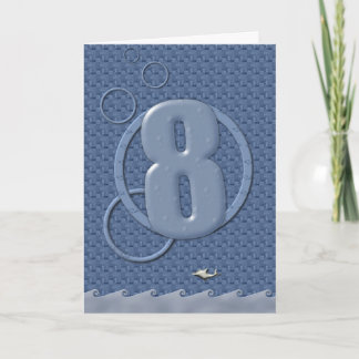 Carte Joyeux 8ème anniversaire !