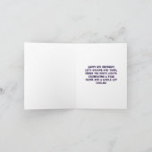 Carte Joyeux 8ème Anniversaire Gâteau Disco (Intérieur)
