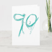 Carte Joyeux 90ème anniversaire (Devant)