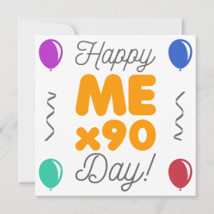 Carte Joyeux 90ème anniversaire