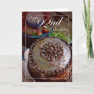 Carte Joyeux 92e anniversaire !