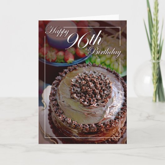 Carte Joyeux 96ème anniversaire (Devant)