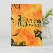 Carte joyeux alloween (Debout devant)
