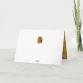 Carte Joyeux Ami-Action ! | Citrouille de tournesols (Dos)