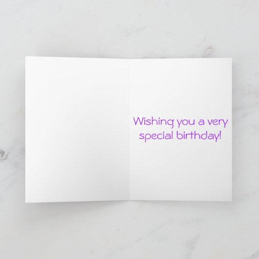 Carte Joyeux Ami d'anniversaire (Intérieur)