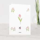 Carte Joyeux Ami d'anniversaire (Dos)