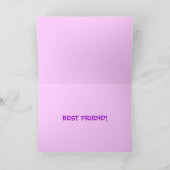 Carte Joyeux Ami d'Anniversaire... (Intérieur)