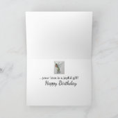 Carte Joyeux Ami d'Anniversaire Hummingbird Wings Élégan (Intérieur)