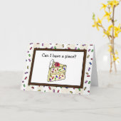 Carte Joyeux Amour d'Anniversaire, Puis-je avoir un morc (Fleur jaune)