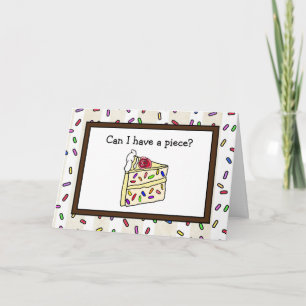 Carte Joyeux Amour d'Anniversaire, Puis-je avoir un morc