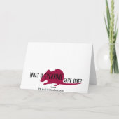 Carte Joyeux Amoureux de la langue d'anniversaire (Dos)