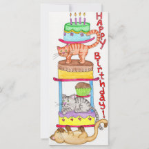 Joyeux Amoureux des chats d'anniversaire