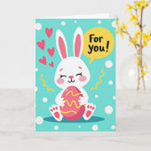 Carte Joyeux Animal Pour Vous (Fleur jaune)