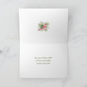 Carte Joyeux animaux de la forêt de Noël (Intérieur)