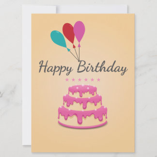 Carte Joyeux anniversaire