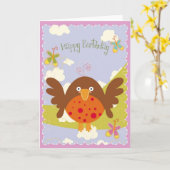 Carte Joyeux anniversaire ! (Fleur jaune)