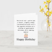 Carte Joyeux anniversaire (Fleur jaune)