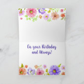 Carte Joyeux anniversaire (Intérieur)