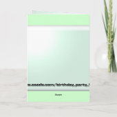 Carte Joyeux anniversaire (Dos)