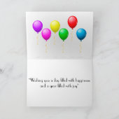 Carte Joyeux anniversaire (Intérieur)