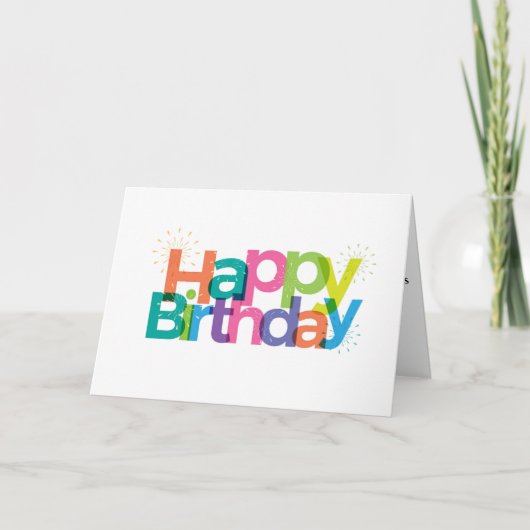 Carte Joyeux anniversaire (Devant)