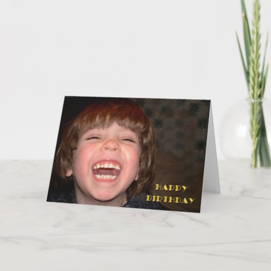 Carte Joyeux anniversaire (Devant)