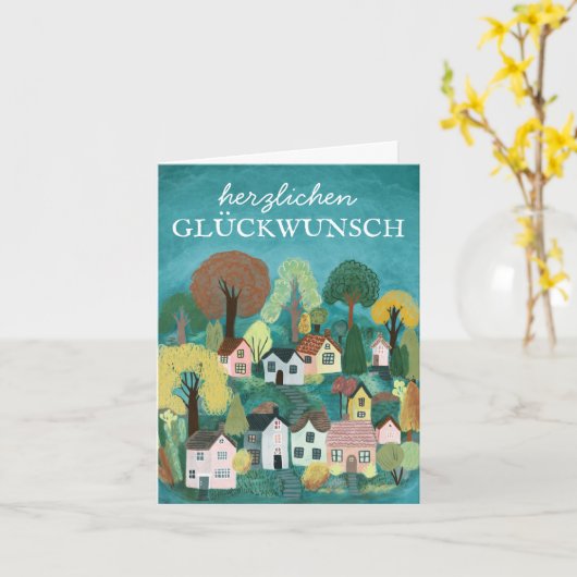 Carte Joyeux anniversaire (Fleur jaune)