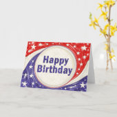 Carte Joyeux anniversaire (Fleur jaune)