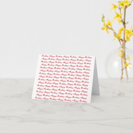 Carte Joyeux anniversaire (Fleur jaune)