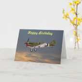 Carte Joyeux anniversaire (Fleur jaune)