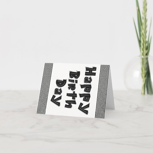 Carte Joyeux anniversaire (Devant)