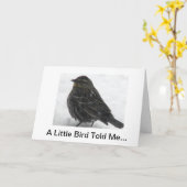 Carte Joyeux anniversaire (Fleur jaune)