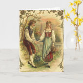 Carte Joyeux anniversaire (Fleur jaune)