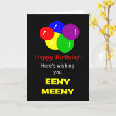 Carte joyeux anniversaire (Fleur jaune)