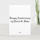Carte Joyeux anniversaire (Dos)