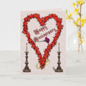 Carte Joyeux anniversaire (Fleur jaune)