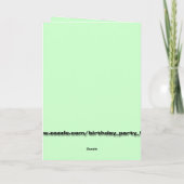 Carte Joyeux anniversaire (Dos)