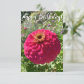 Carte "Joyeux Anniversaire" (Debout devant)