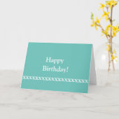 Carte Joyeux anniversaire (Fleur jaune)