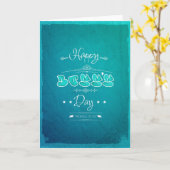 Carte Joyeux anniversaire (Fleur jaune)
