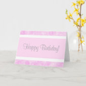 Carte Joyeux anniversaire ! (Fleur jaune)