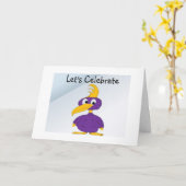 Carte Joyeux anniversaire (Fleur jaune)