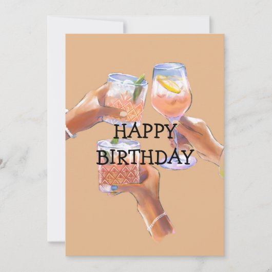 CARTE JOYEUX ANNIVERSAIRE (Devant)