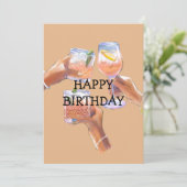 CARTE JOYEUX ANNIVERSAIRE (Debout devant)