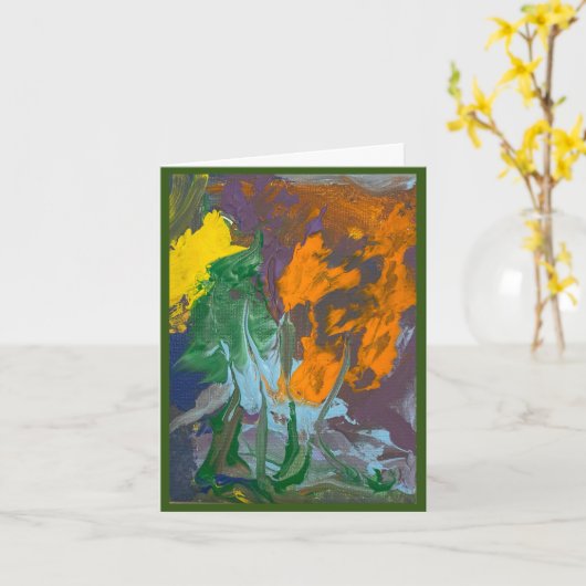 Carte Joyeux anniversaire (Fleur jaune)