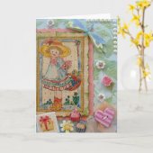 Carte Joyeux anniversaire ! (Fleur jaune)