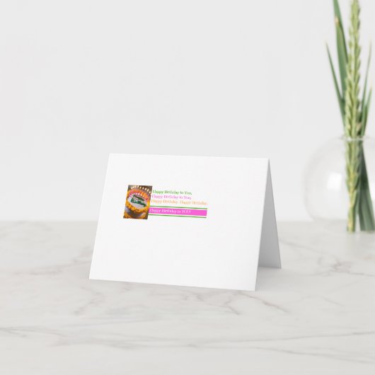 Carte Joyeux anniversaire… (Devant)