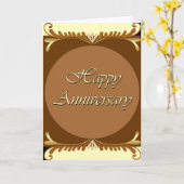 Carte Joyeux anniversaire (Fleur jaune)