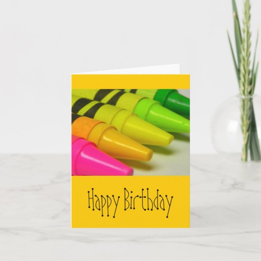 Carte Joyeux anniversaire (Devant)