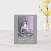 Carte Joyeux anniversaire (Fleur jaune)